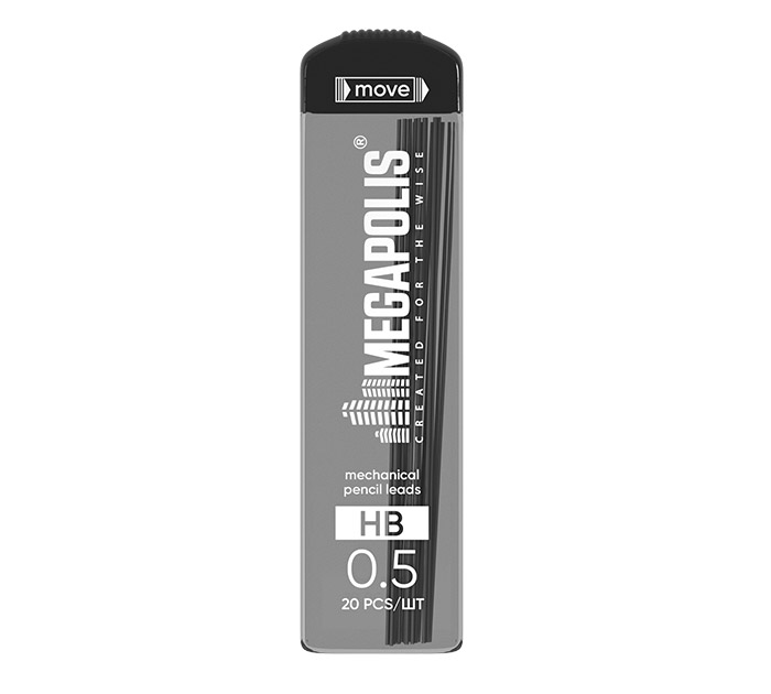 Грифель  0.5мм  HB Megapolis