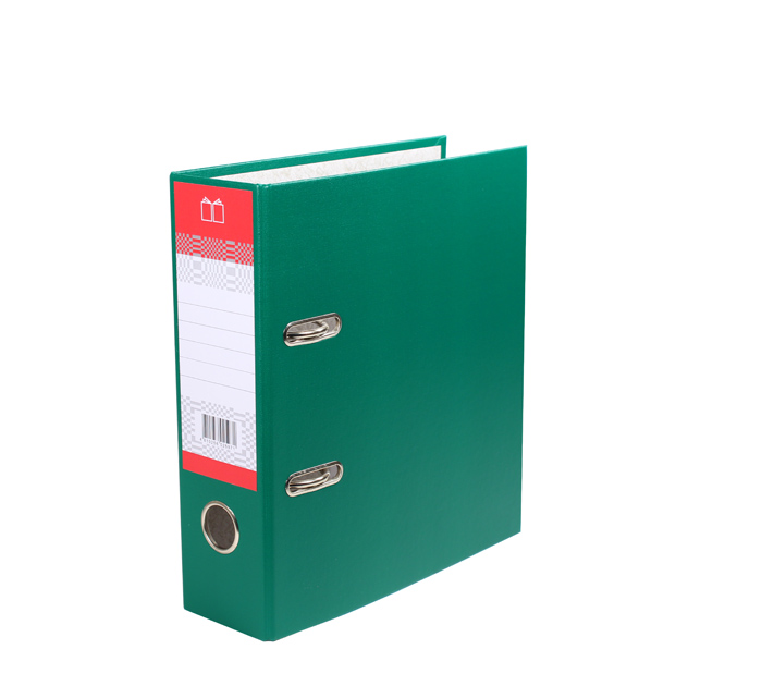 Папка-регистратор Полиграфкомбинат им.Я.Коласа А5, ширина корешка - 70мм, зеленая