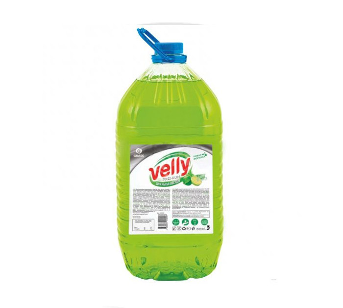 Средство для мытья посуды Grass Velly light «Зеленое яблоко» 5000мл