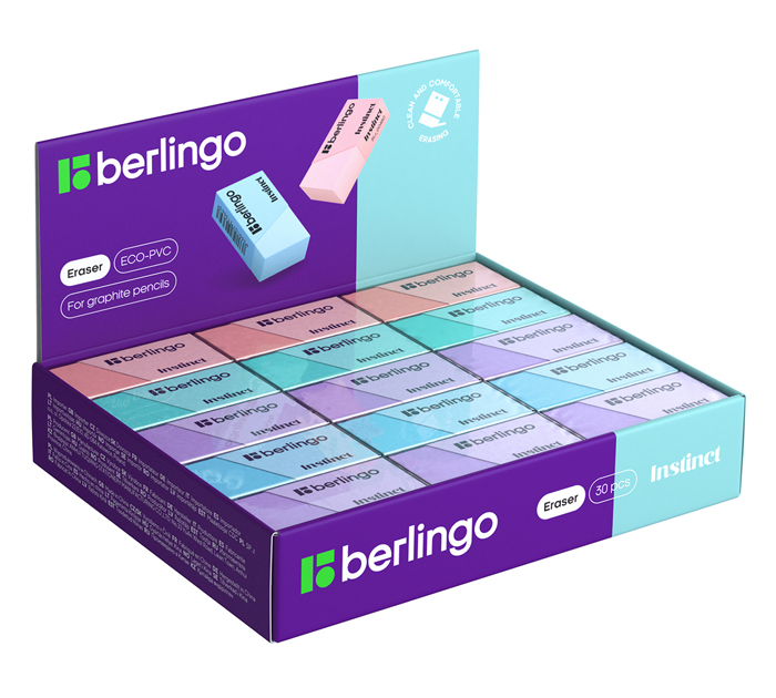 Ластик Berlingo «Instinct» 40х20х10мм