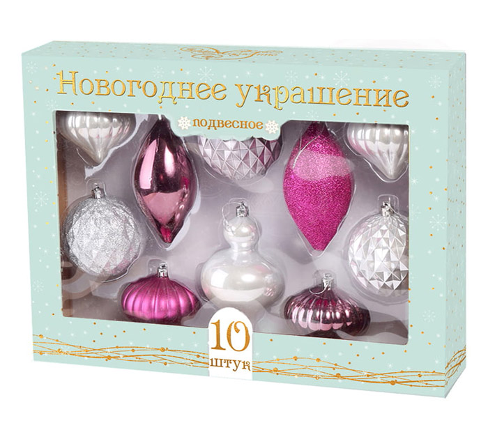 Набор пластиковых шаров  ассорти, 10шт