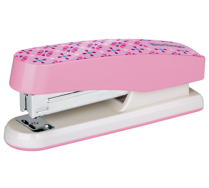Степлер Berlingo «Silk Touch» № 24/6-26/6, розовый, на 20л