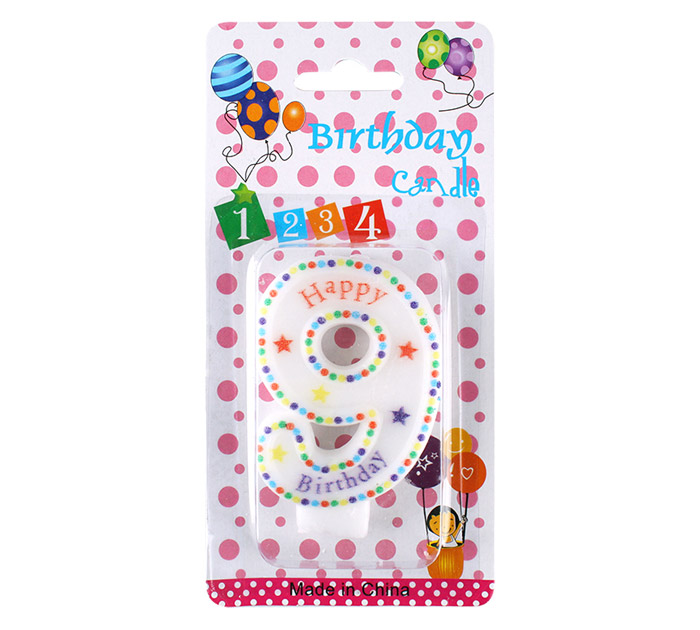 Свеча Цифра 9