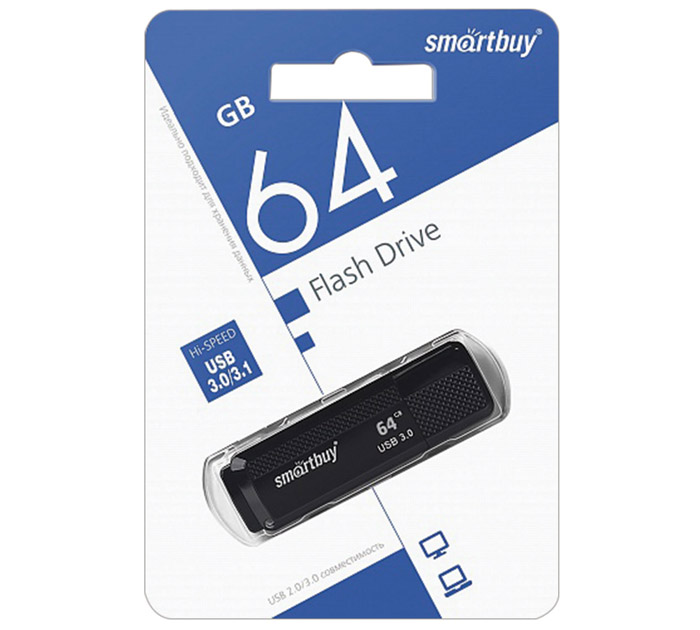 Флэш-карта Smart Buy Dock USB3.0, 64Gb