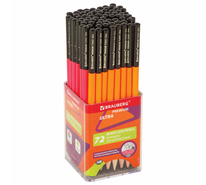 Карандаш Brauberg Premium Turkey «Ultra» HB