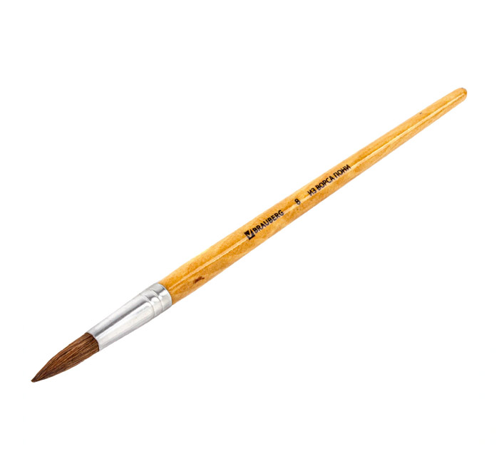 Кисть Brauberg №8, пони, круглая