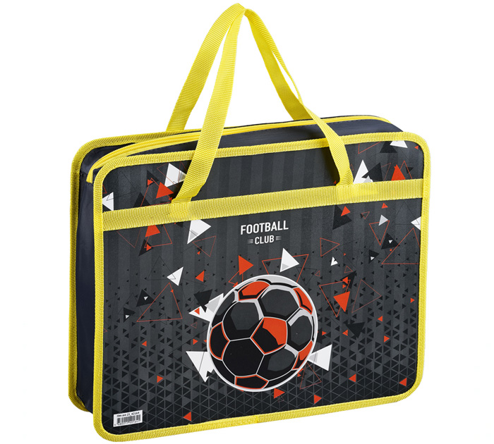 Папка-портфель пластиковый ArtSpace «Football» А4, на молнии, 1 отделение