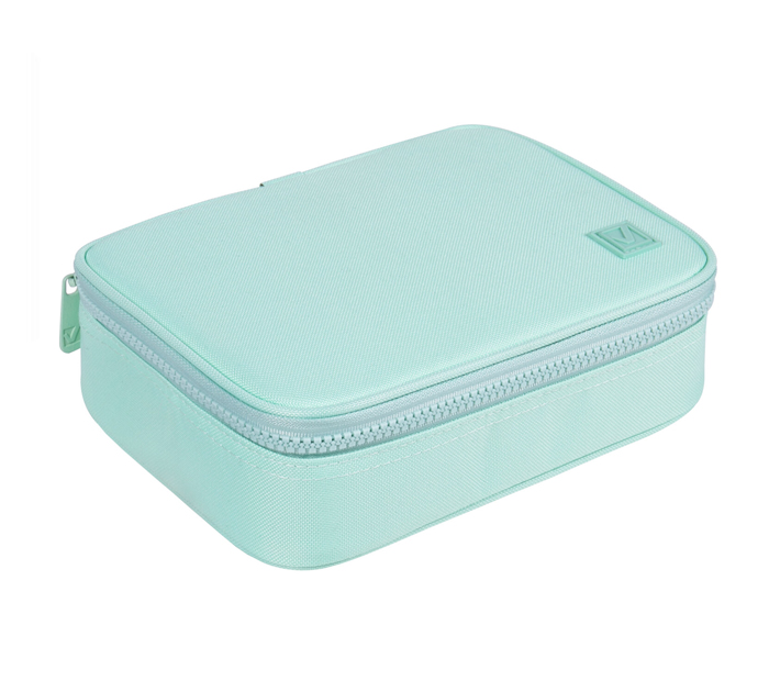 Пенал с 1 отделением Brauberg «Mint» с органайзером, 21х15х6см