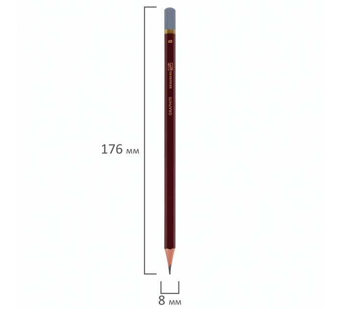 Карандаш Brauberg Art «Premiere» B