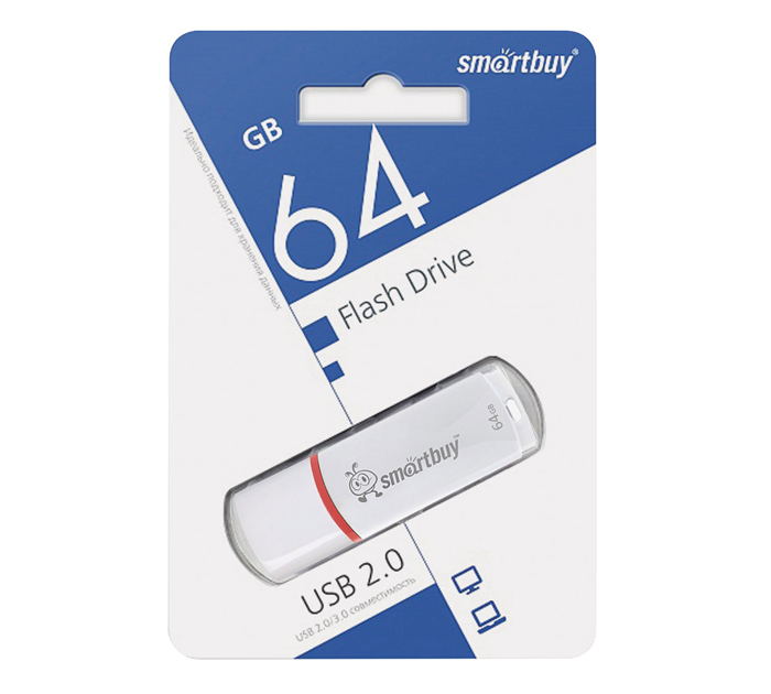 Флэш-карта Smart Buy «Crown» USB2.0, 64Gb