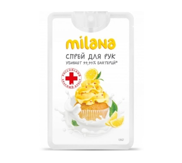 Спрей гигиен. для рук Milana сливочно-лимонный десерт 20мл.