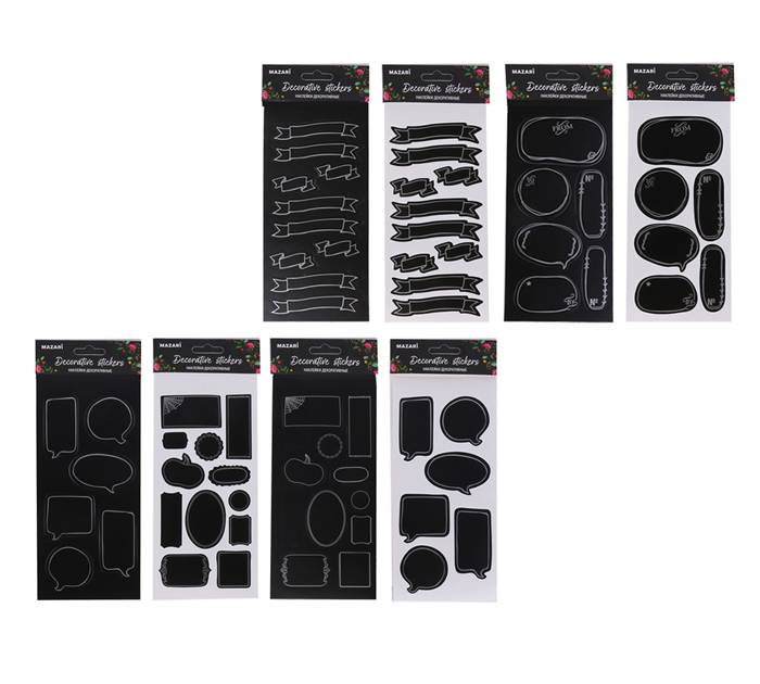 Наклейки Mazari «Sign» для декорирования, 100х210мм