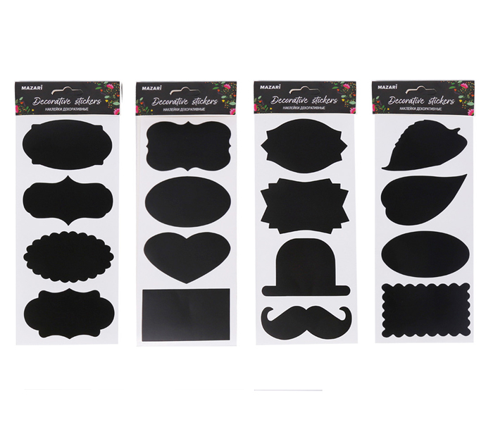 Наклейки Mazari «Black» для декорирования, 100х216мм