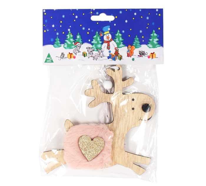 Елочное украшение  «Олень», 11.5см, в ассортименте