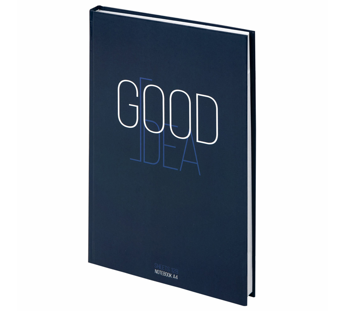 Блокнот А4 на сшивке Staff «Good Idea» клетка, 128л