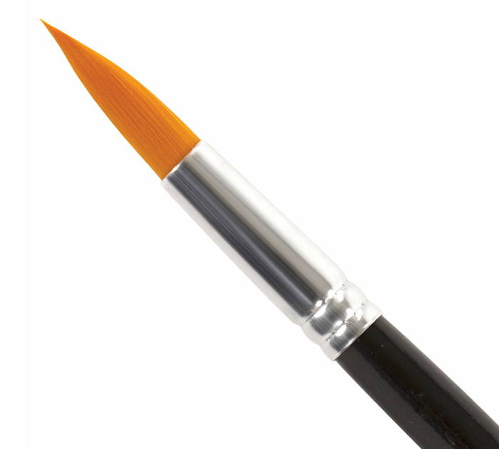 Кисть Brauberg №7, синтетика, круглая