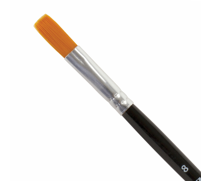 Кисть Brauberg №8, синтетика, плоская