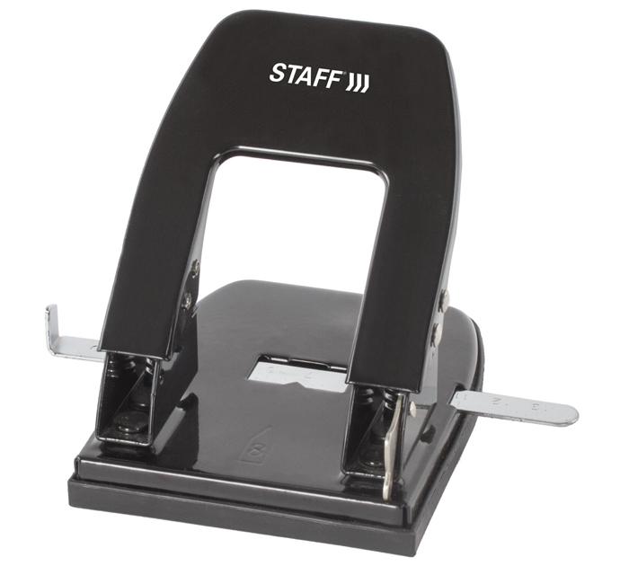 Дырокол Staff «Manager» на 30л, черный