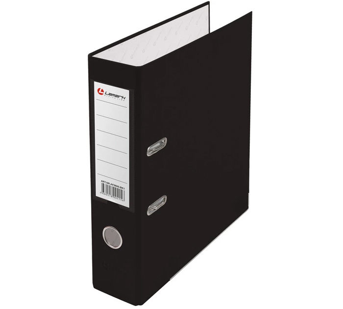 Папка-регистратор Lamark А4, ширина корешка - 75мм, черная