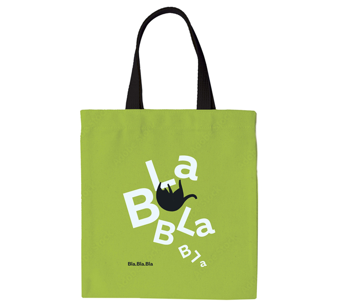 Сумка-шоппер Meshu «Bla bla» 33х40см