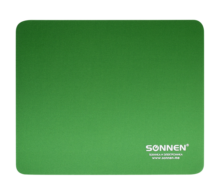 Коврик для мышки Sonnen «Green» 220х180х3мм