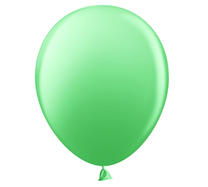 Шар надувной  М12/30см, зеленый пастельный, 1шт
