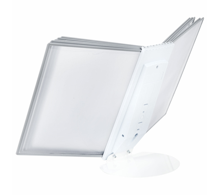 Стойка информационная Staff А4, настольная/настенная, 10 панелей, серая