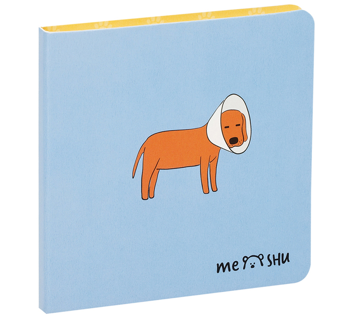 Стикеры Meshu Cute dog +закладки бумажные, 74х74мм, 60х15мм, 25л