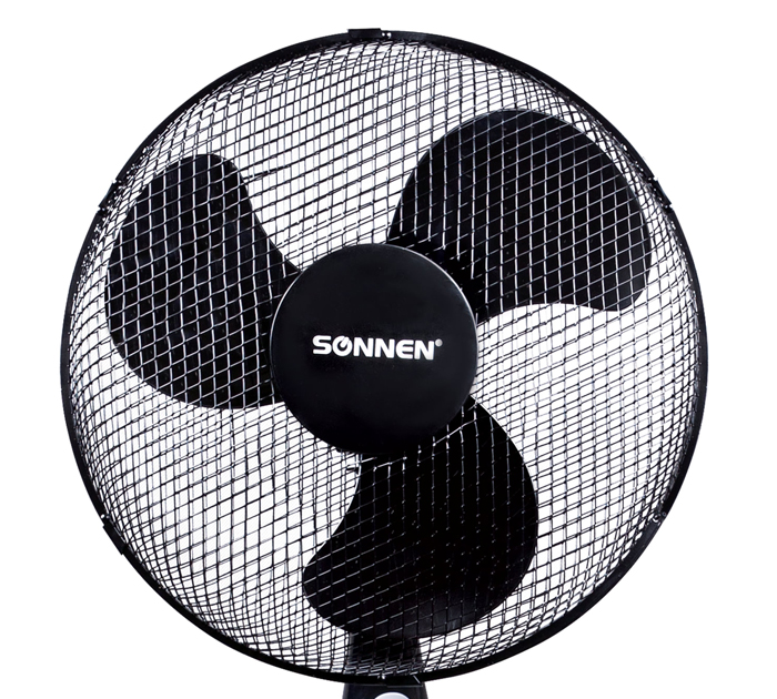 Вентилятор напольный Sonnen FS40-A55 220-240В, d=40см, 3 скоростных режима, черный