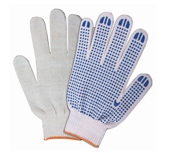 Перчатки трикотажные Laima 10 класс, ПВХ точка, 1 пара