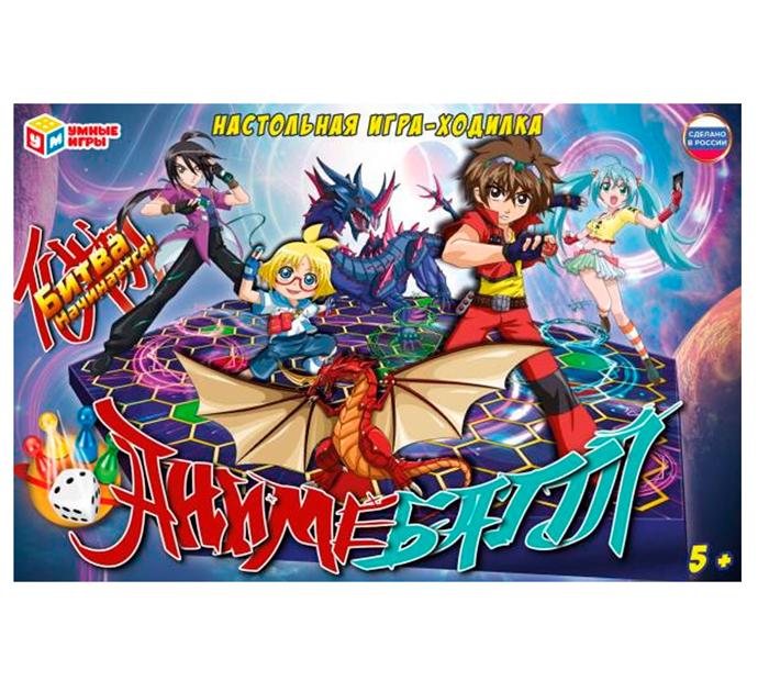 Игра-ходилка Умные игры «Аниме баттл» от 5-ти лет