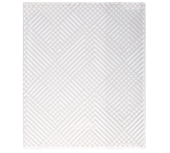 Обложки для тетрадей и дневников, Greenwich Line «White pattern», 210х350мм, 250мкм, 3шт