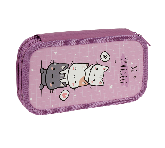 Пенал с 2 отделениями ArtSpace «Be yourself» 190х110мм