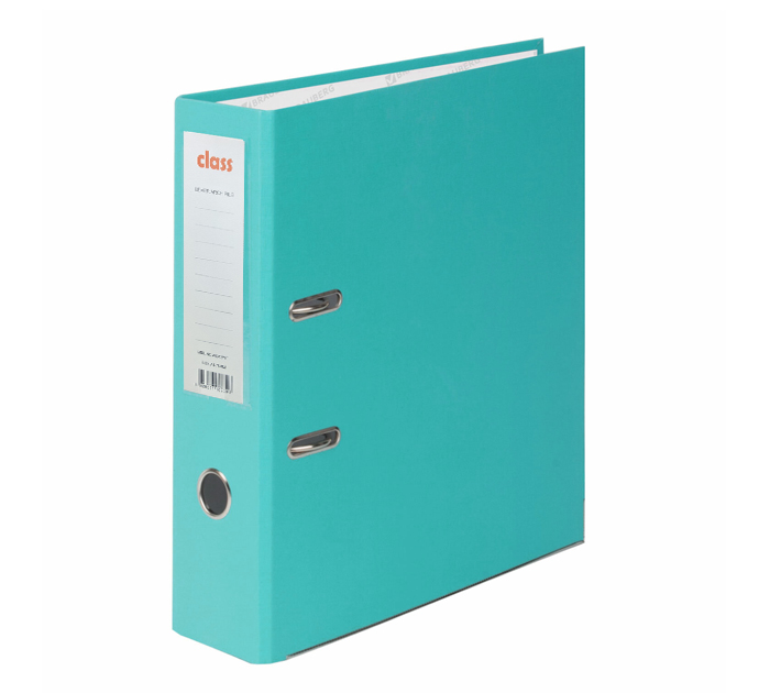 Папка-регистратор Class А4, ширина корешка - 75мм, бирюзовая
