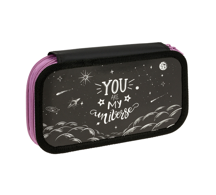 Пенал с 2 отделениями ArtSpace «Universe» 190х105мм