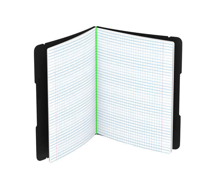 Тетрадь А5 48л  клетка, съемная пластиковая обложка, на резинке, Erich Krause FolderBook Accent