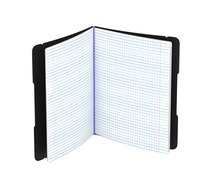 Тетрадь А5 48л  клетка, съемная пластиковая обложка, на резинке, Erich Krause FolderBook Accent