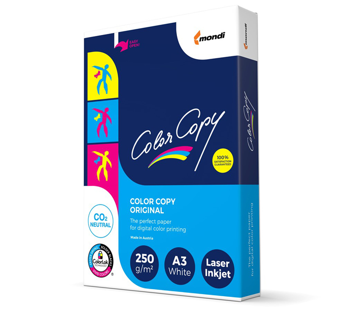 Бумага для цветной лазерной печати Mondi «Color Copy» А3, 250г/м², 125л