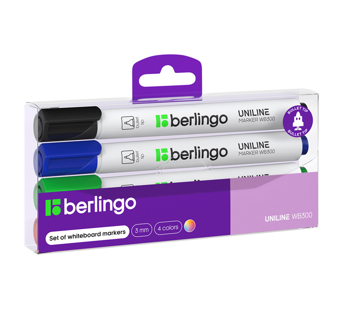 Маркеры для доски (набор) Berlingo 