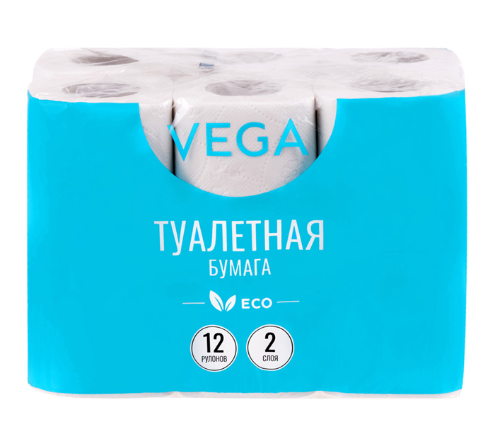 Туалетная бумага Vega 