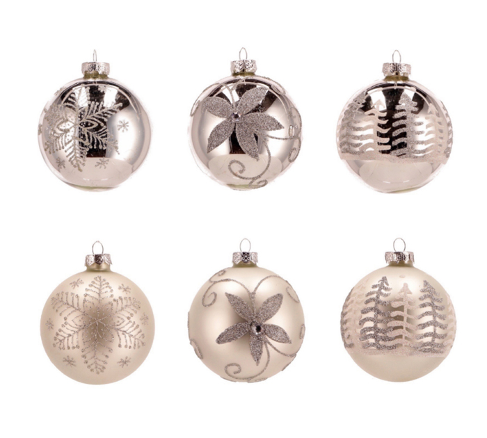 Шар елочный стеклянный «Ad trend» 1шт