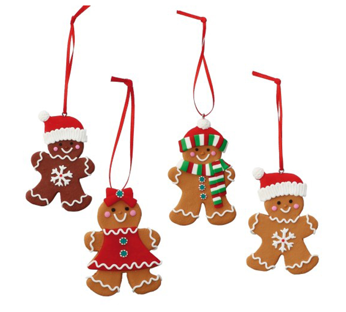 Елочное украшение «Ad trend» «Пряничный человечек», 6х9см, полимерная глина, в ассортименте