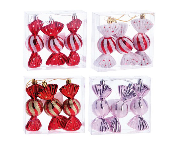 Елочное украшение «Ad trend» «Конфетка», в ассортименте, 3шт