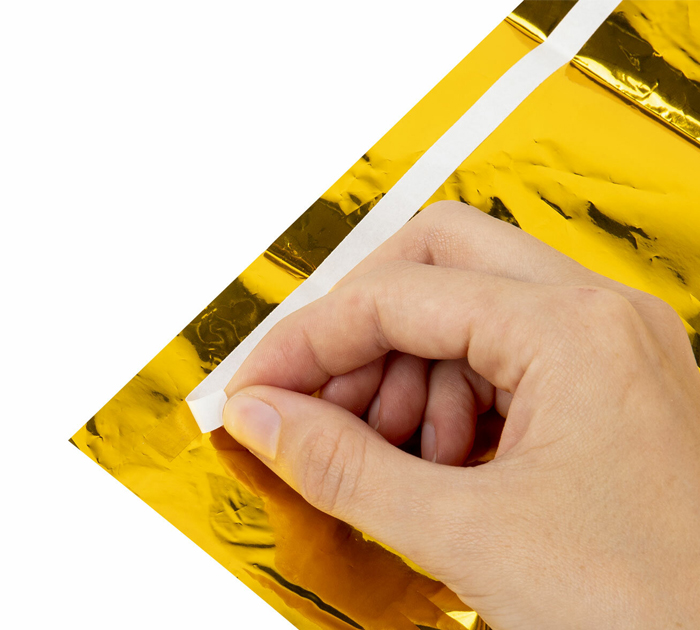 Украшение новогоднее Золотая сказка дождик-занавес, золотистый, 1х2м