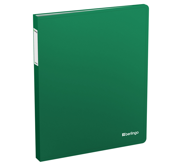 Папка с файлами Berlingo «Soft Touch» А4, 40 карманов, пластиковая, зеленая, 700мкм
