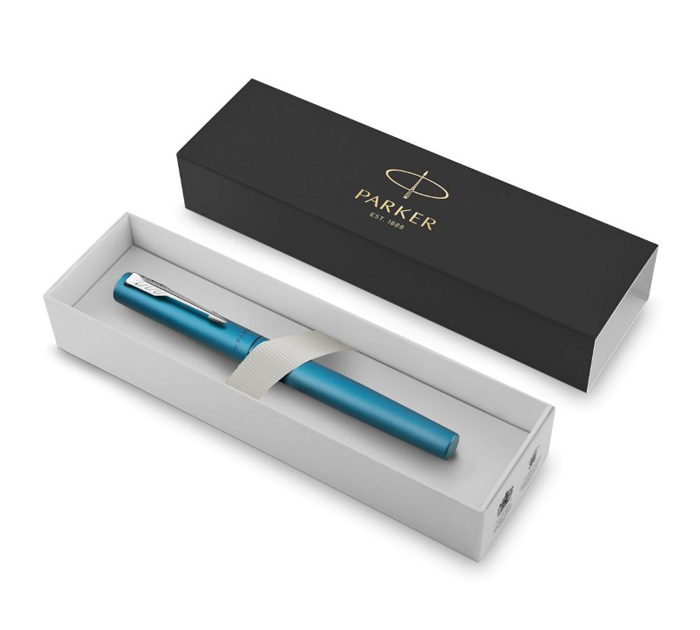 Ручка перьевая Parker «Vector XL Teal» синяя, узел 0,8мм, подарочная упаковка