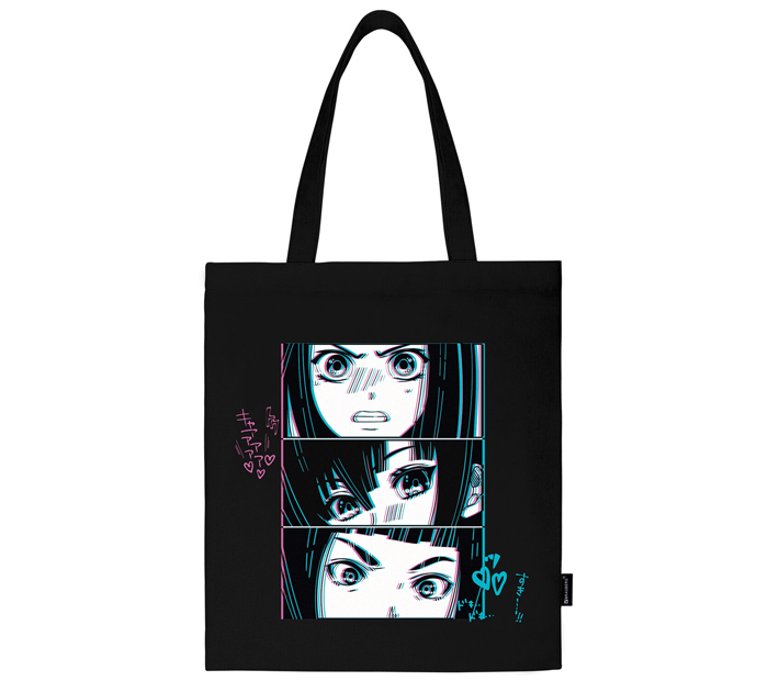 Сумка-шоппер Brauberg Premium «Anime face» 40х35см