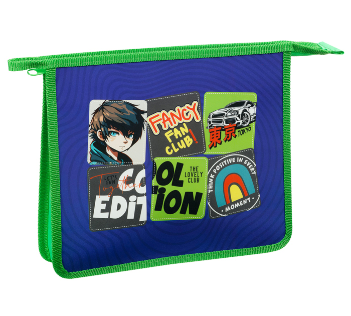 Папка для тетрадей ArtSpace «Fancy boy» А5, на молнии, 1 отделение