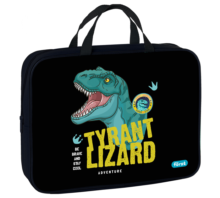 Папка-портфель текстильный Forst «Cool adventure» А4, на молнии, 1 отделение