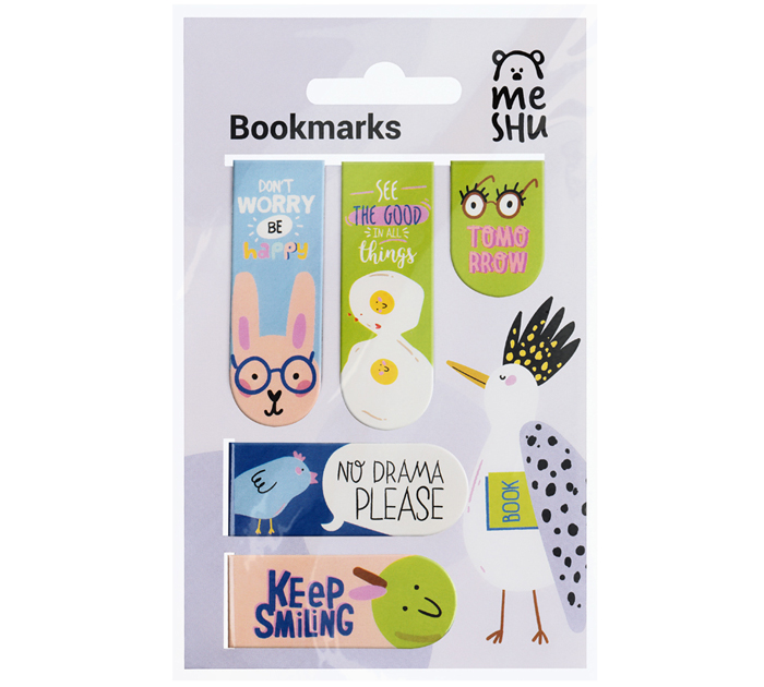 Закладка для книг Meshu «Book time» магнитная, 5шт